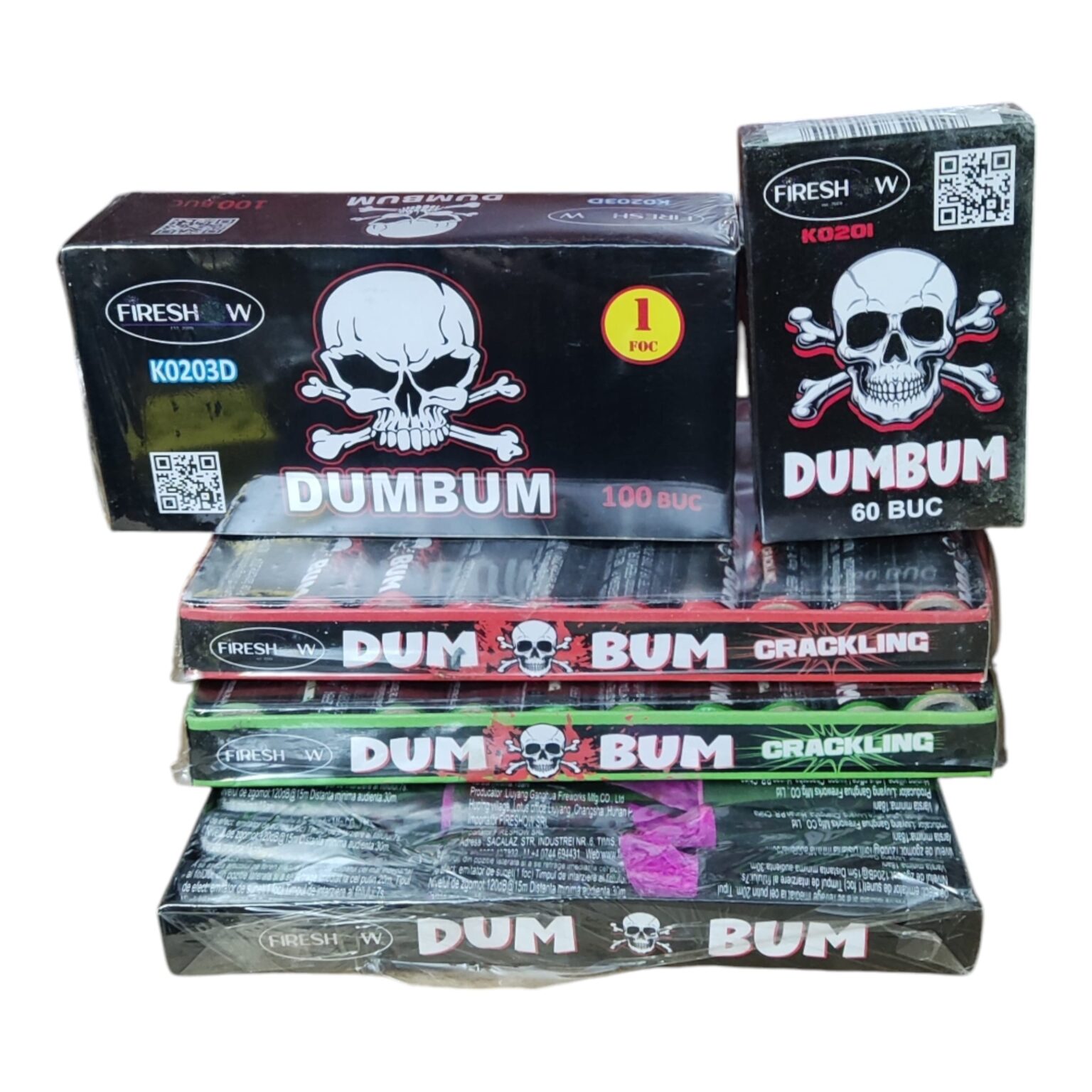 Pachet Dum Bum Fire - Livrare Gratuita - Artificii Fire Team