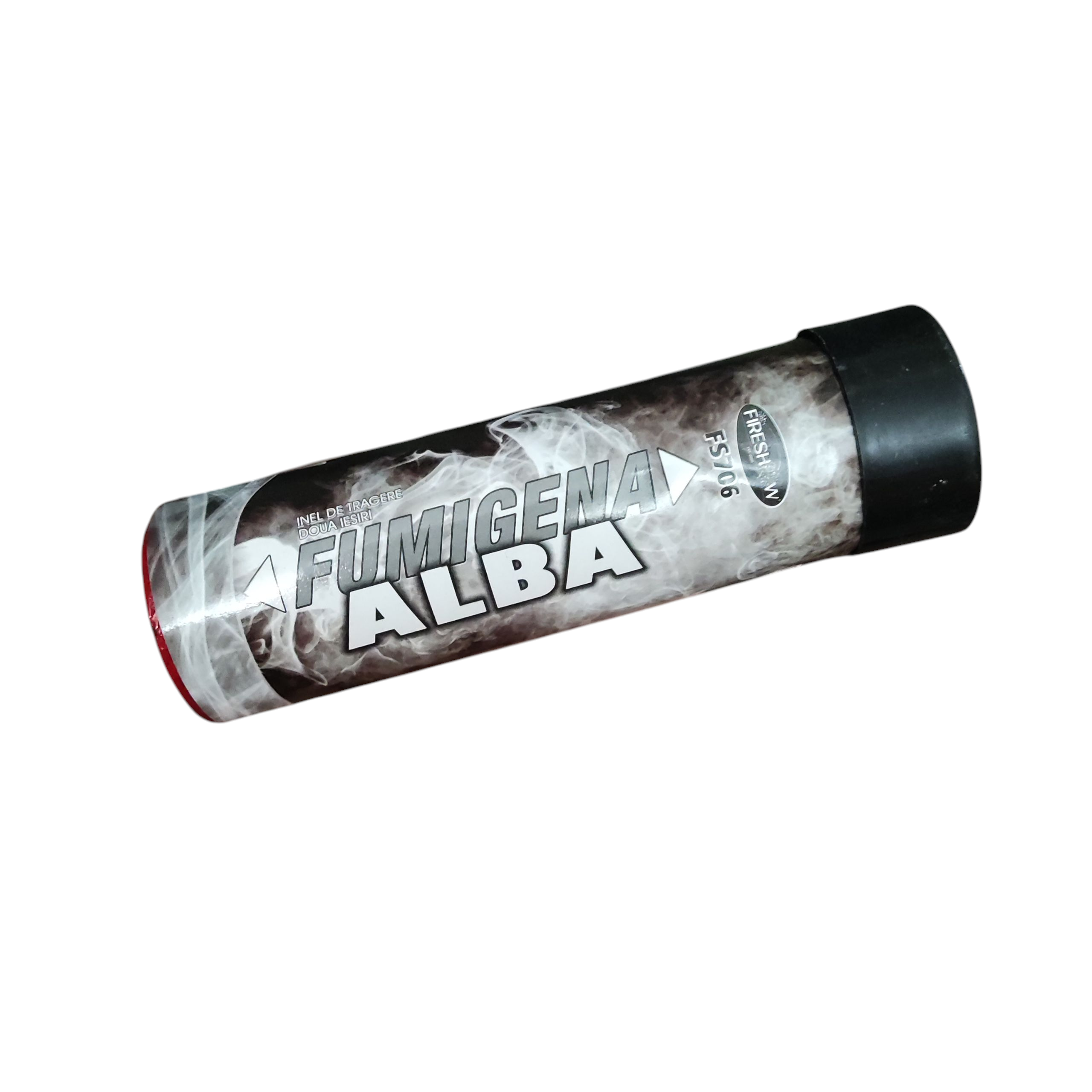 Fumigena Alba Dubla cu Inel