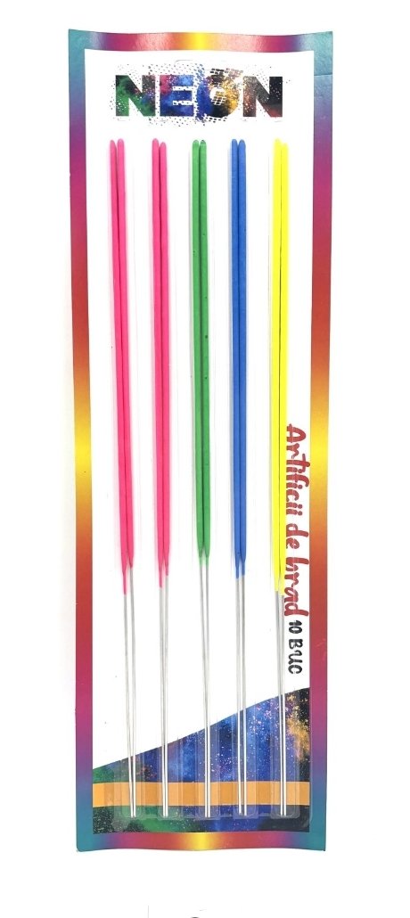 Artificii brad NEON 40cm